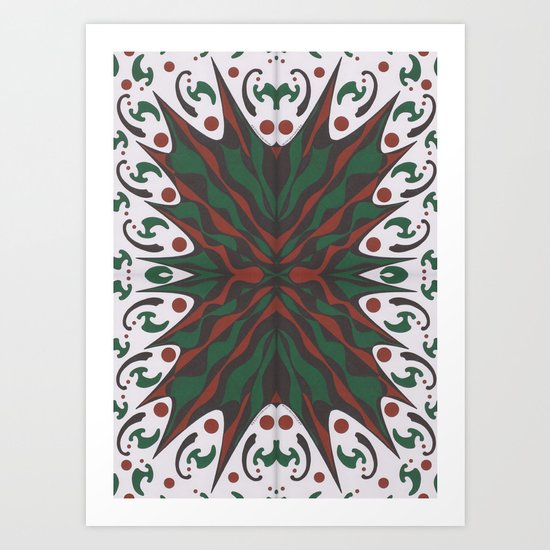 Merry Christmas Art Print