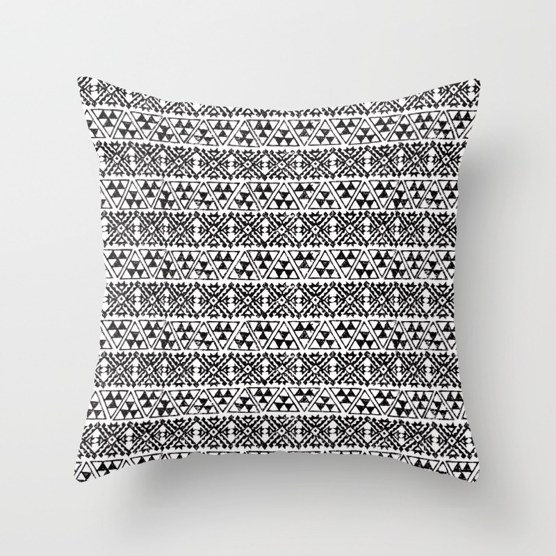 Aztec Print Throw Pillow By Susanveraclarke Society6