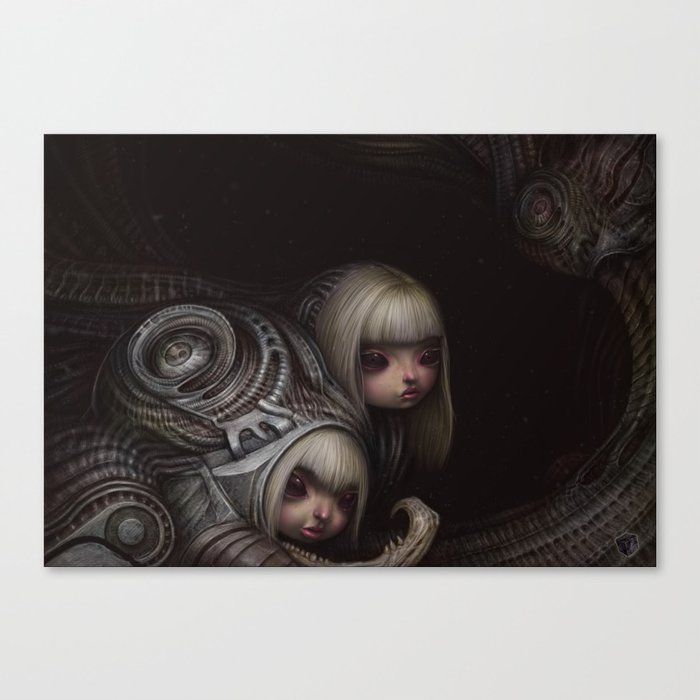 Dolls From the Hole V1 Canvas Print