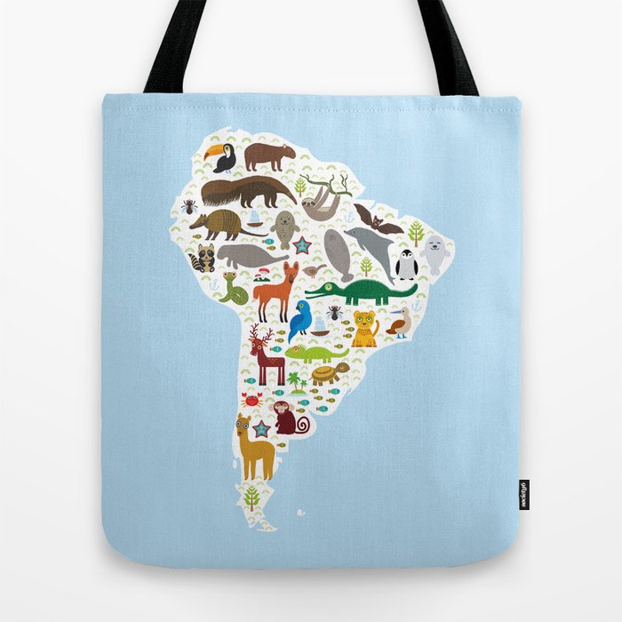 South America Sloth Anteater Toucan Lama Bat Fur Seal