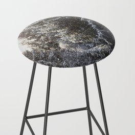 Falling Snow in a Scottish Highlands Pine Forest Bar Stool