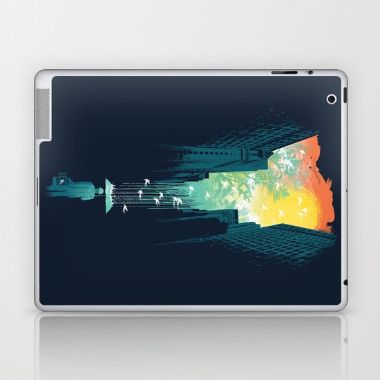 I Want My Blue Sky Laptop & iPad Skin