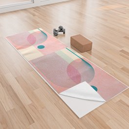 Abstraction_NEW_SPRING_SUMMER_SUNLIGHT_LINE_POP_ART_0304A Yoga Towel