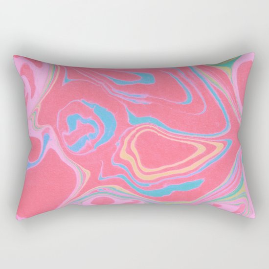 Suminagashi 04 Rectangular Pillow