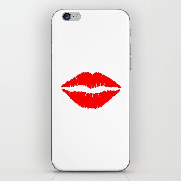 KISS LIPS COMIC iPhone Skin