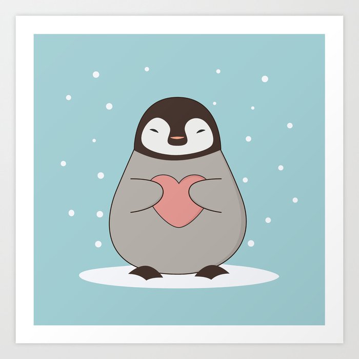 cute penguin sketch
