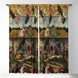 Sandro Botticelli "The Mystical Nativity" Blackout Curtain