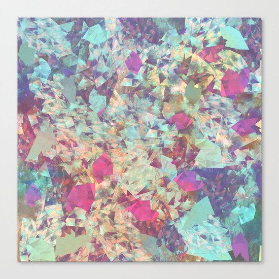 Spaced Geometric Canvas Print