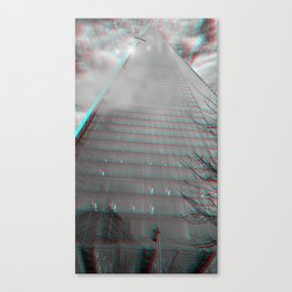 3D Anaglyph collage Canvas Print