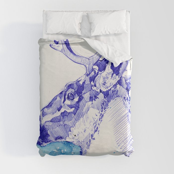 Ciel Boréal (Étude Caribou I) Duvet Cover