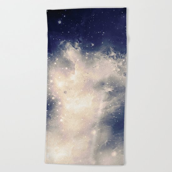 Milky Storm Beach Towel