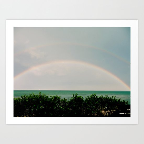 Double Rainbow Art Print