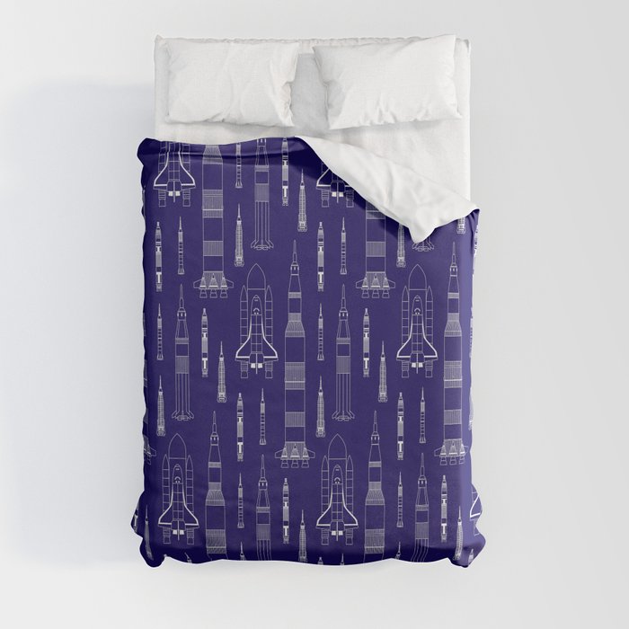 How We Get To Space Duvet Cover