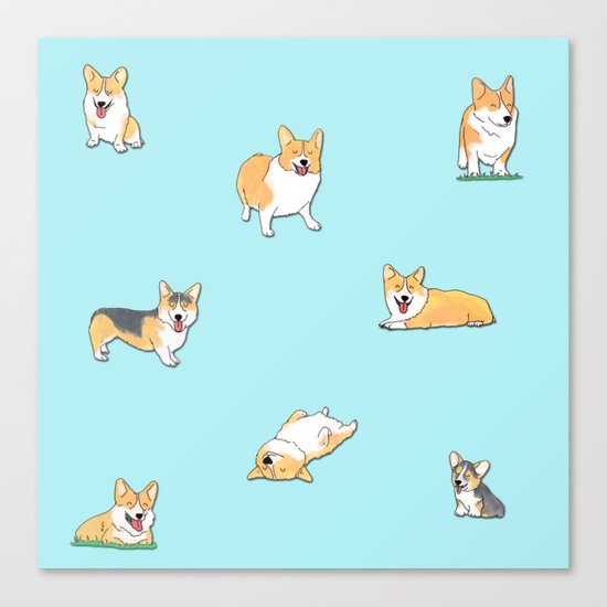 Corgi Canvas Print