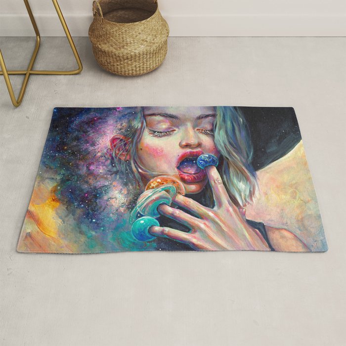 Black Hole In The Milky Way Rug By Tanyashatseva Society6 Black Hole In The Milky Way Rug