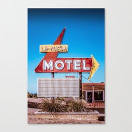 La-Mesa Motel Canvas Print