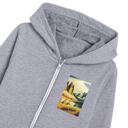 Travelling the Zenken Plains Kids Zip Hoodie