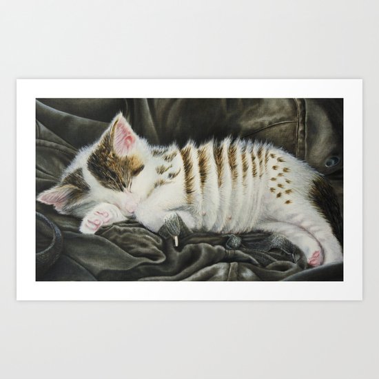 Sleeping Accordion Art Print