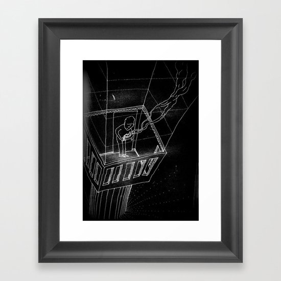 broken spirit Framed Art Print