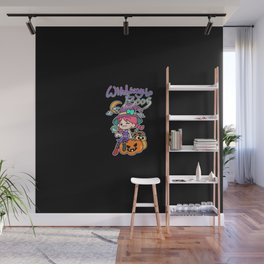 Witch way to boos Wall Mural