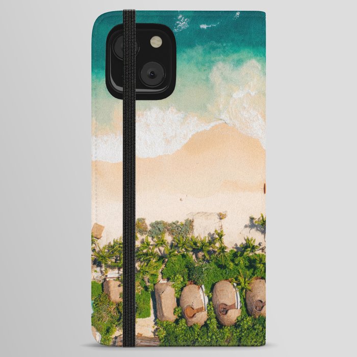 Tropical Tulum Beach iPhone Wallet Case