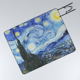 The Starry Night (Vincent Vangogh) Picnic Blanket