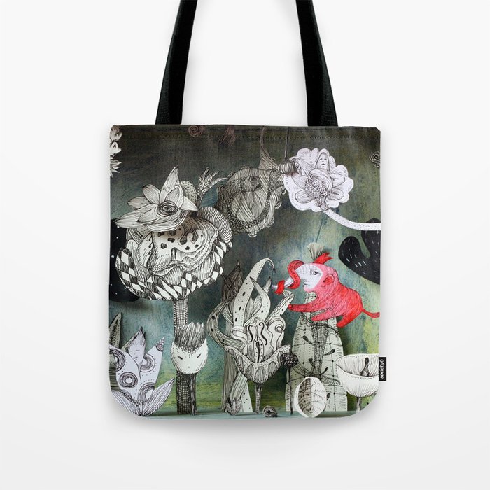 The Garden of Forgotten Happiness diorama Tote Bag by Sergio | Society6