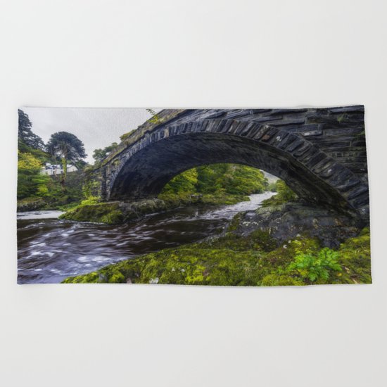 Water Under The Bridge Beach Towel
