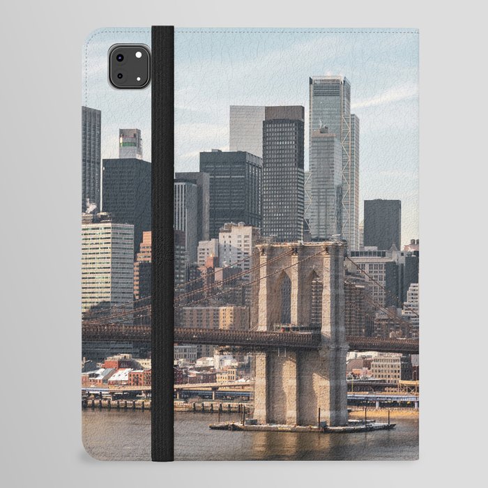 New York City Skyline and the Brooklyn Bridge | Travel Photography in NYC iPad Folio Case