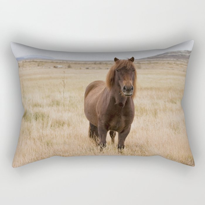 Icelandic Horse Rectangular Pillow