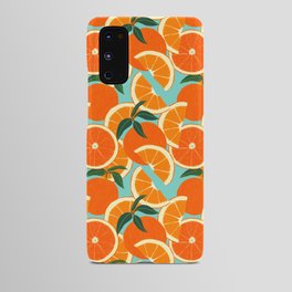 Orange Harvest - Blue Android Case