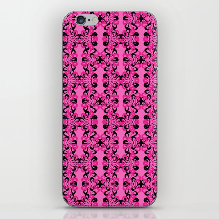 Hot Pink Victorian iPhone Skin