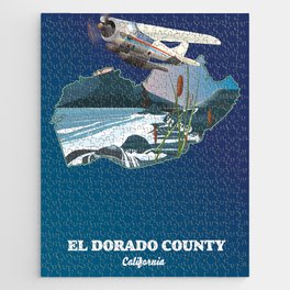 El Dorado County California USA map Jigsaw Puzzle
