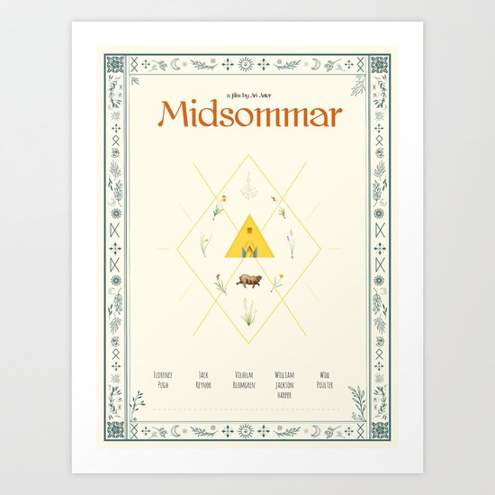 Midsommar Movie Poster Art Print by Nnenna Uduh | Society6