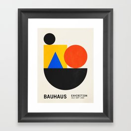 Balance 02: Bauhaus Mid-Century Edition Framed Art Print