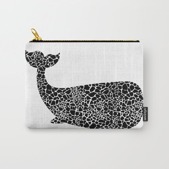 Whale with giraffe pattern Carry-All Pouch