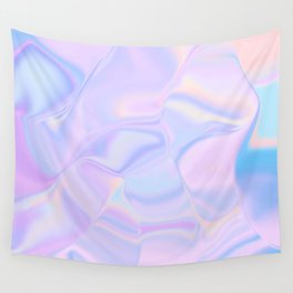 Purple Abstract Iridescent Wall Tapestry