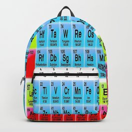 Periodic Table of Mendeleev (element) Backpack