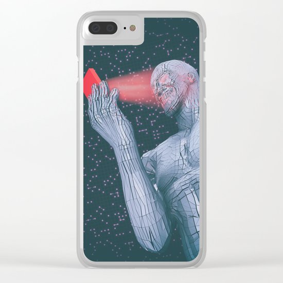 Tunnel Vision Clear iPhone Case