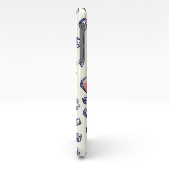 Navy & Coral Crystals iPhone 11 case Navy & Coral Crystals iPhone 11 case