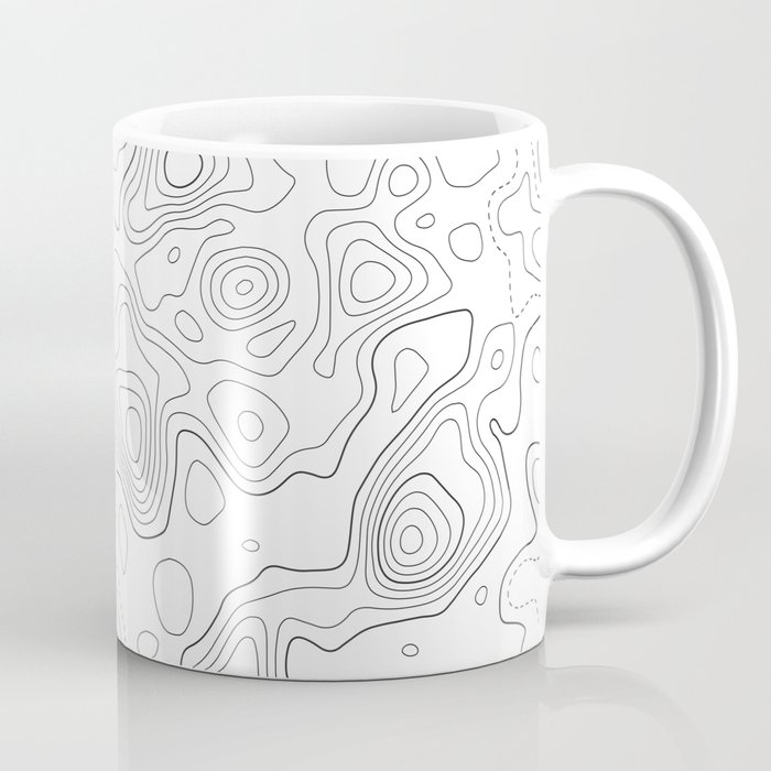 Topographic Map 02D Coffee Mug