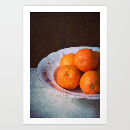 orange time Art Print