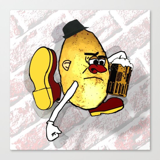 Potato Skin Canvas Print