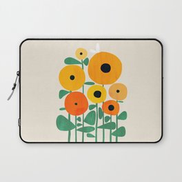 Sunflower and Bee Laptop Sleeve