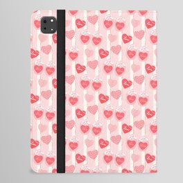 Valentine's Day Mugs Pattern iPad Folio Case