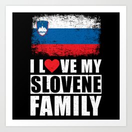 Slovene Family Art Print