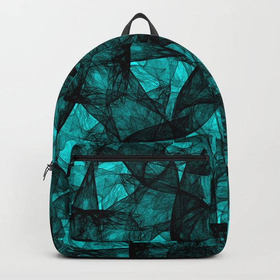 Fractal Art Turquoise G52 Backpack