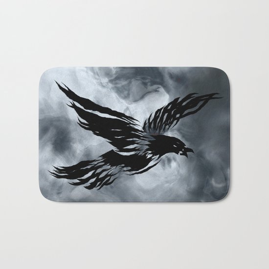 Turbulent Night Bath Mat