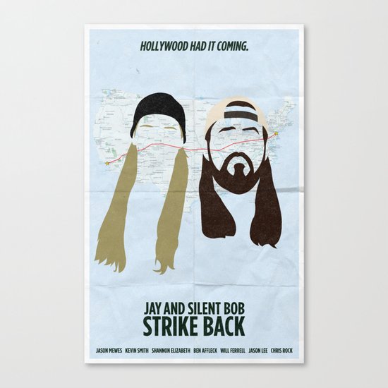 Jay and Silent Bob Strike Back Canvas Print