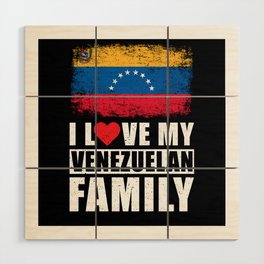 Venezuelan Family Wood Wall Art